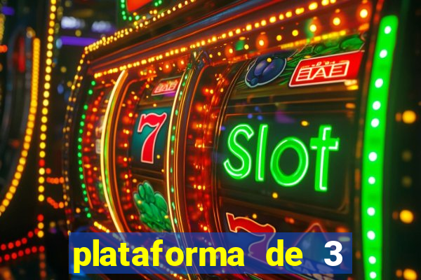 plataforma de 3 reais jogo